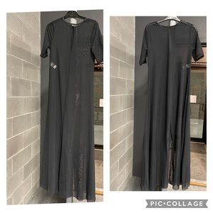 Brand new mesh black overlay dress- never been worn-for lyrical or contemporary